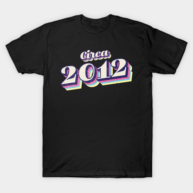 2012 Birthday T-Shirt by Vin Zzep